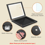 2 Pack Kids Art Frames, Kids Artwork Frames Changeable 8 X10.5 With Mat And 9 X12 Without Mat, Black Front Opening Children Pict