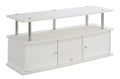 Convenience Concepts Designs2Go 50 inch TV Stand with 3 Storage Cabinets and Shelf, White