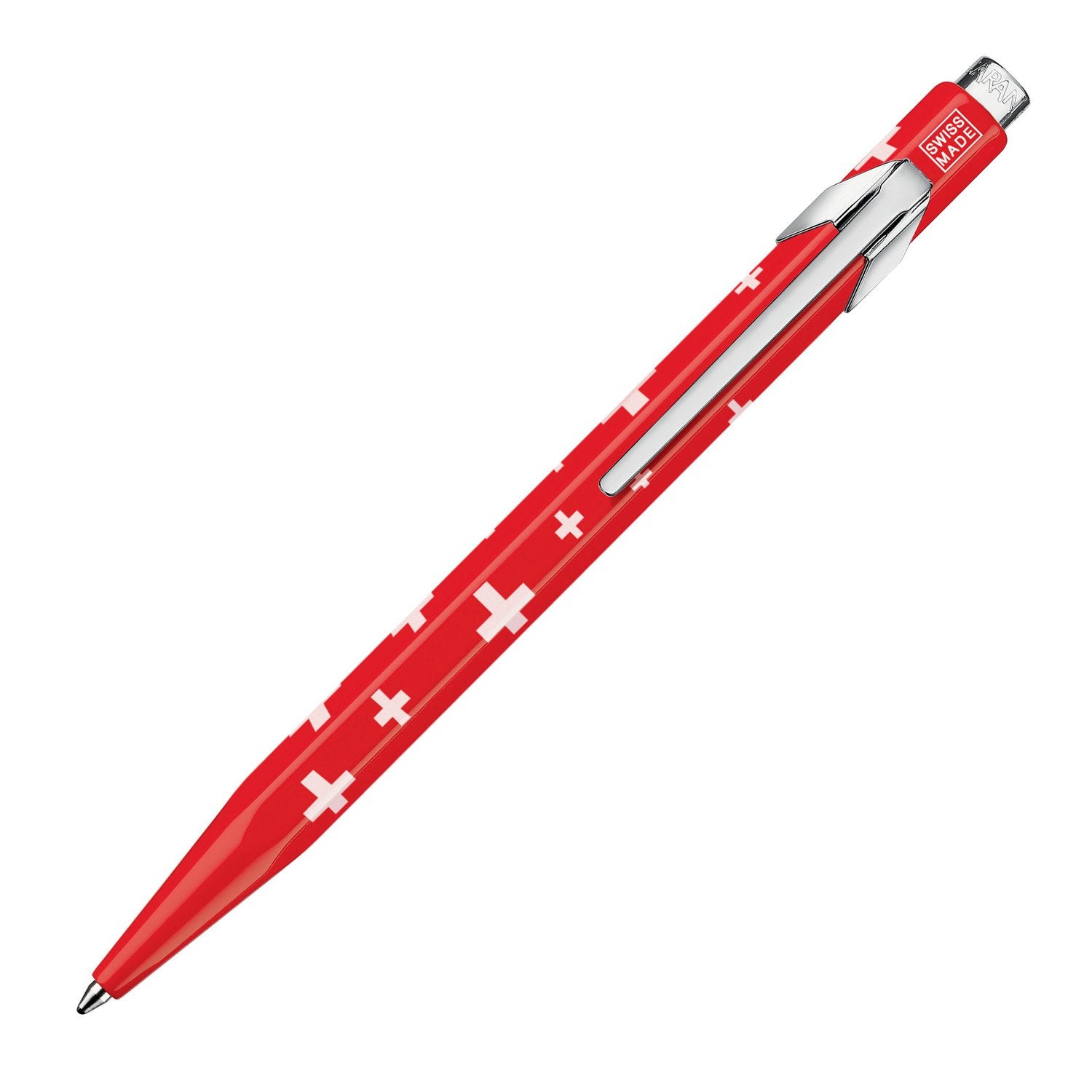 Caran D'Ache Essentially Swiss Collection Ballpoint Pen Swiss Flag (849.253)
