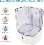 Naiver Automatic Soap Dispenser - Touchless Sensor Soap Pump,Wall-Mounted Hand Sanitizer Dispenser, Battery Operated For Hospita