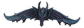 Ebros Large 34.25Wide Medieval Fantasy Midnight Blue Blood Overwatch Dragon With Open Wings Wall Decor Plaque Entrance Overdoor 