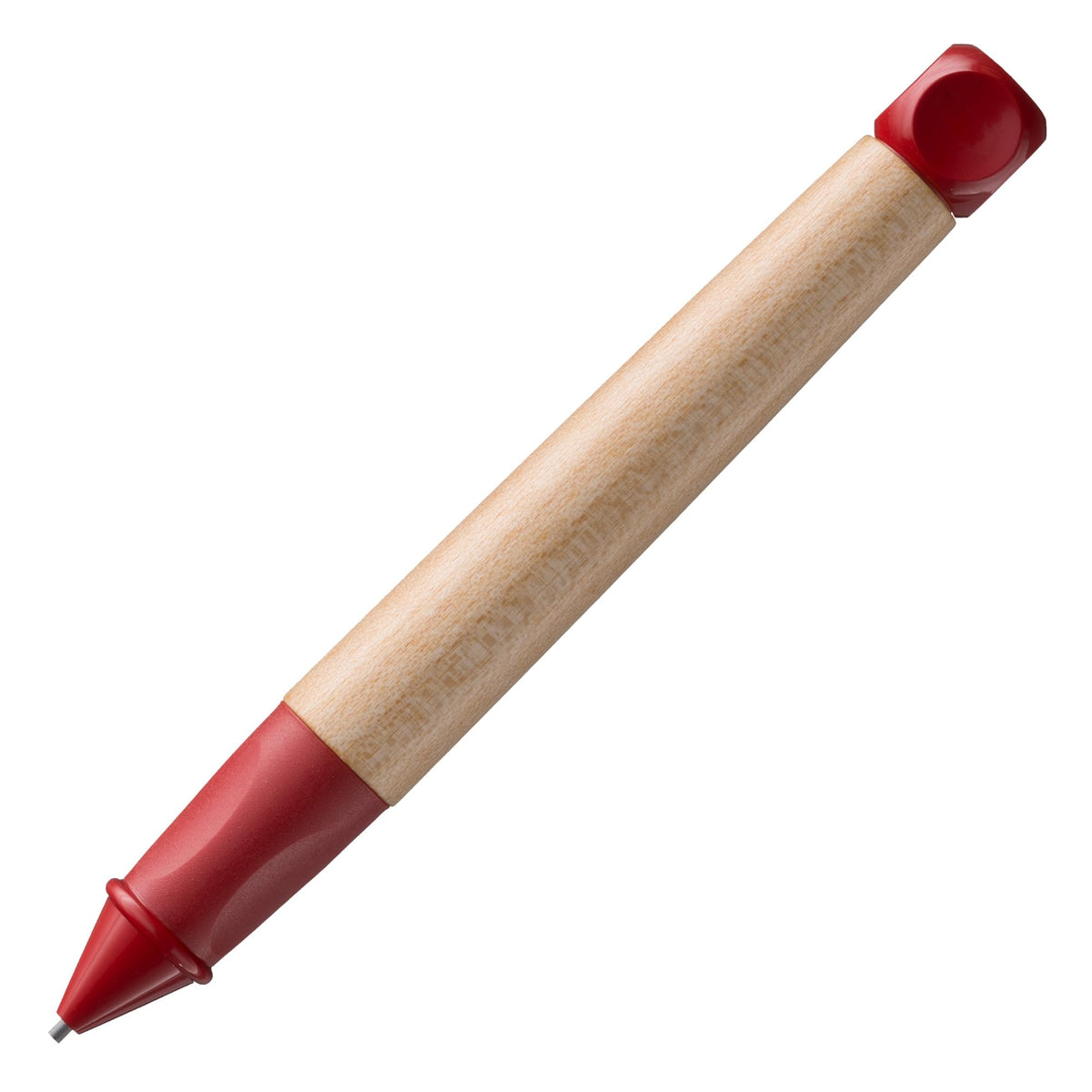 Lamy Abc Red - Child-Friendly Mechanical Pencil For Writing Beginners With Ergonomic Grip & Robust Maple Wood - Including Lamy M