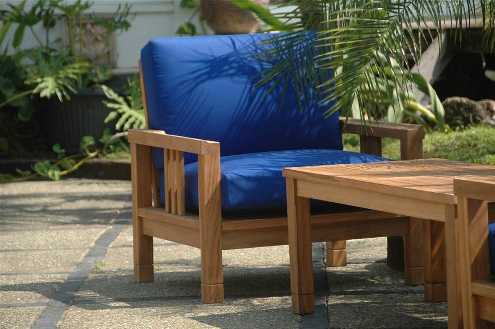 Anderson Teak SET-257 - No Cushion South Bay Deep Seating Collection