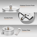 MANGZ 12.5ft Retractable Clothesline - Heavy Duty 304 Stainless Steel, Adjustable Wall Mounted for Indoor & Outdoor Drying - Silver