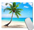Amcove Ocean Mouse Pad, Beach Seaside Palm Tree Blue Sea And Sky Mousepad Non-Slip Rubber Gaming Mouse Pad Rectangle Mouse Pads
