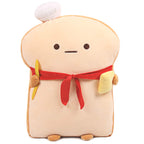 Arelux 17.7In Funny Toast Bread Pillow,Cute Bread Shape Plush Hugging Pillow,Soft Toast Food Sofa Cushion For Home Decor,Plush T