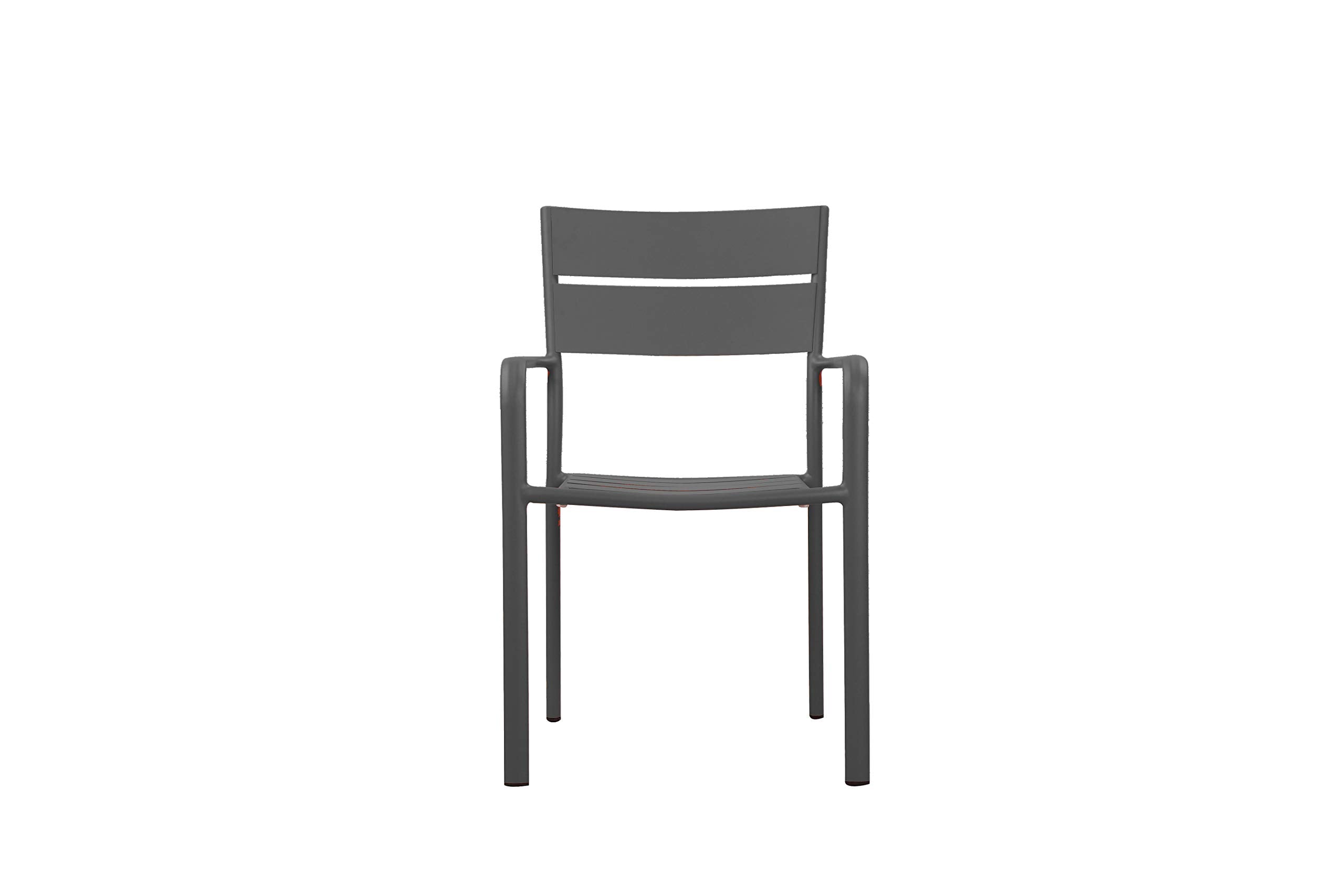 Pangea Home Miami 6Ac Gry Dining Chairs, Grey