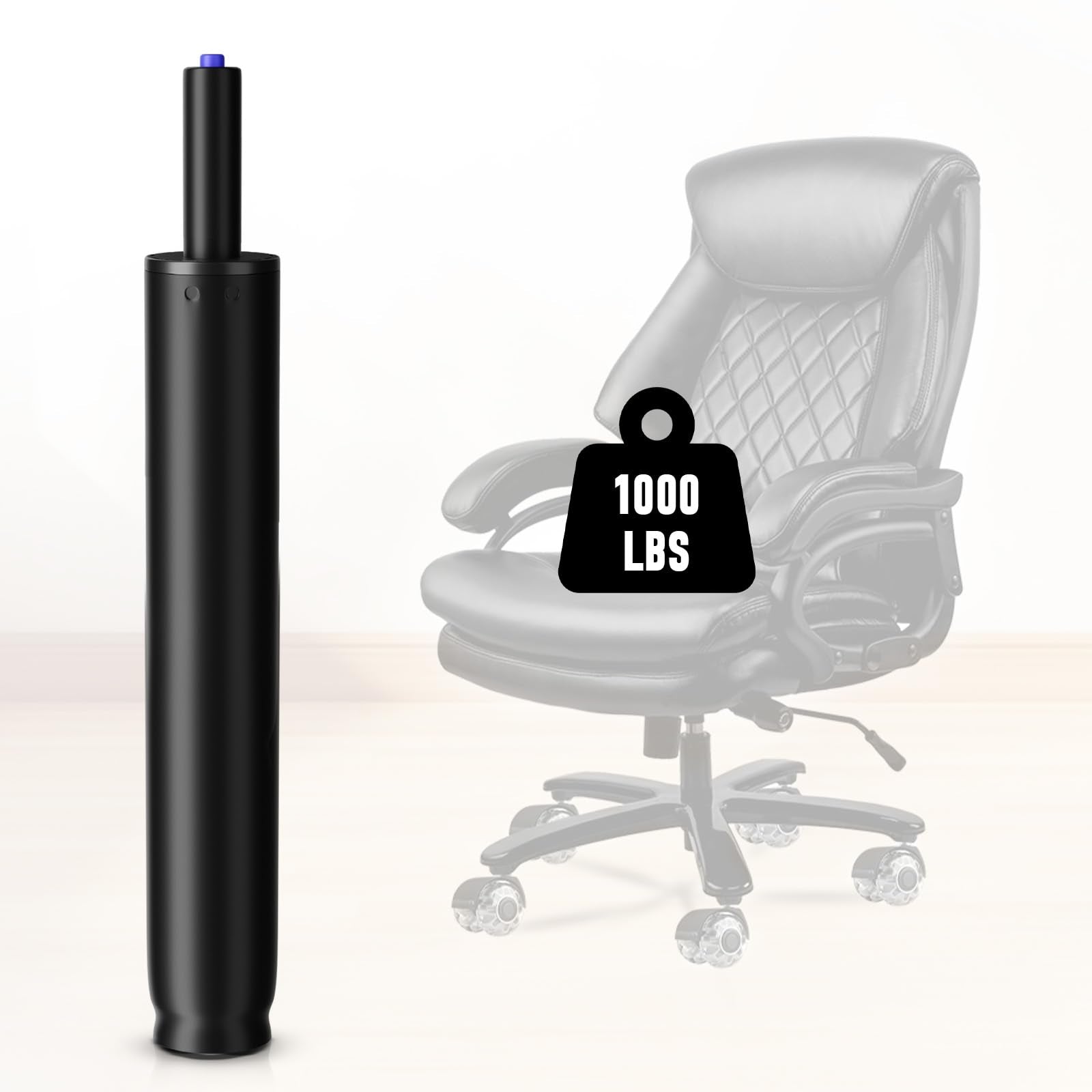 Sytopia Office Chair Cylinder Replacement, Heavy Duty Pneumatic Gas Lift, Desk And Gaming Chairs, Universal Fit, 14.6 To 22.2 In
