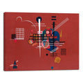 Wieco Art Canvas Prints Dull Red,1927 by Wassily Kandinsky Classic Art Reproductions Canvas Wall Art for Home Decoration