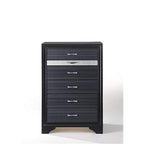 Acme Naima 6 Drawers Chest in Black