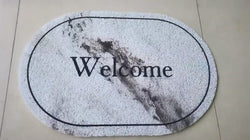 ISTARA Welcome Bath Mat | Bath Mat for Bathroom | Strong Rubber PVC Material & Solid Print |AntiSkid & Water Proof Washable Dir