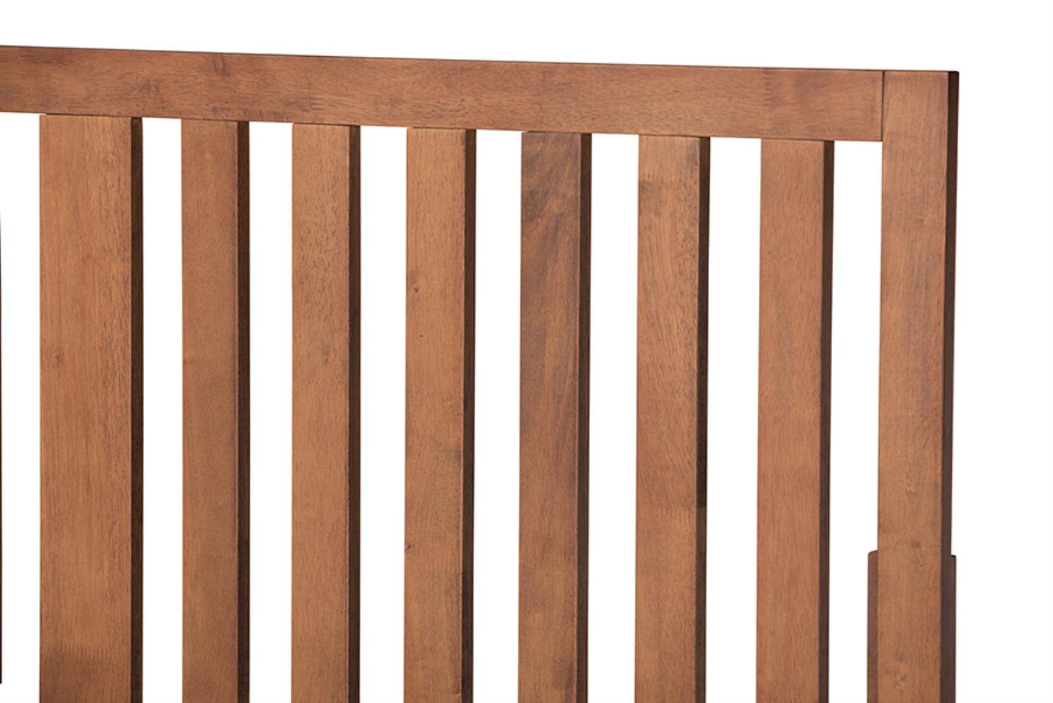 Baxton Studio Marin Brown Finished Wood Queen Size Platform Bed