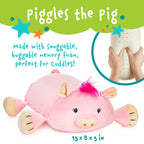 Memory Mates Piggles The Pig Memory Foam Pillow Plush,15    Stuffed Animal