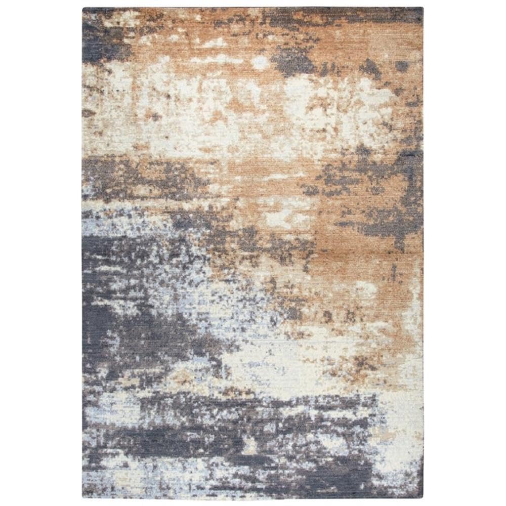 Rizzy Home Alora Decor Euphoria 10' X 13' Abstract Gray/Gray/Rust/Blue Hybrid Area Rug
