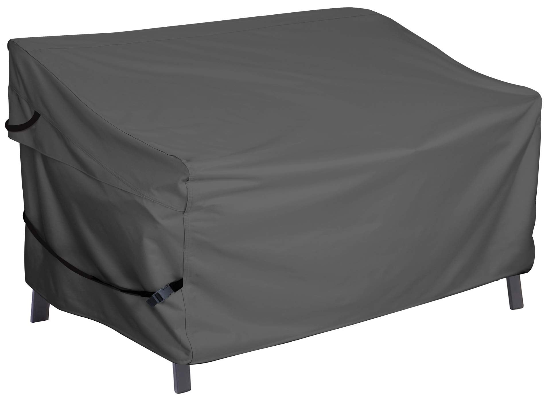 Porch Shield Waterproof Outdoor Furniture Sofa Cover - Patio 3-Seater Couch Cover 77W X 35D X 35H Inch, Black