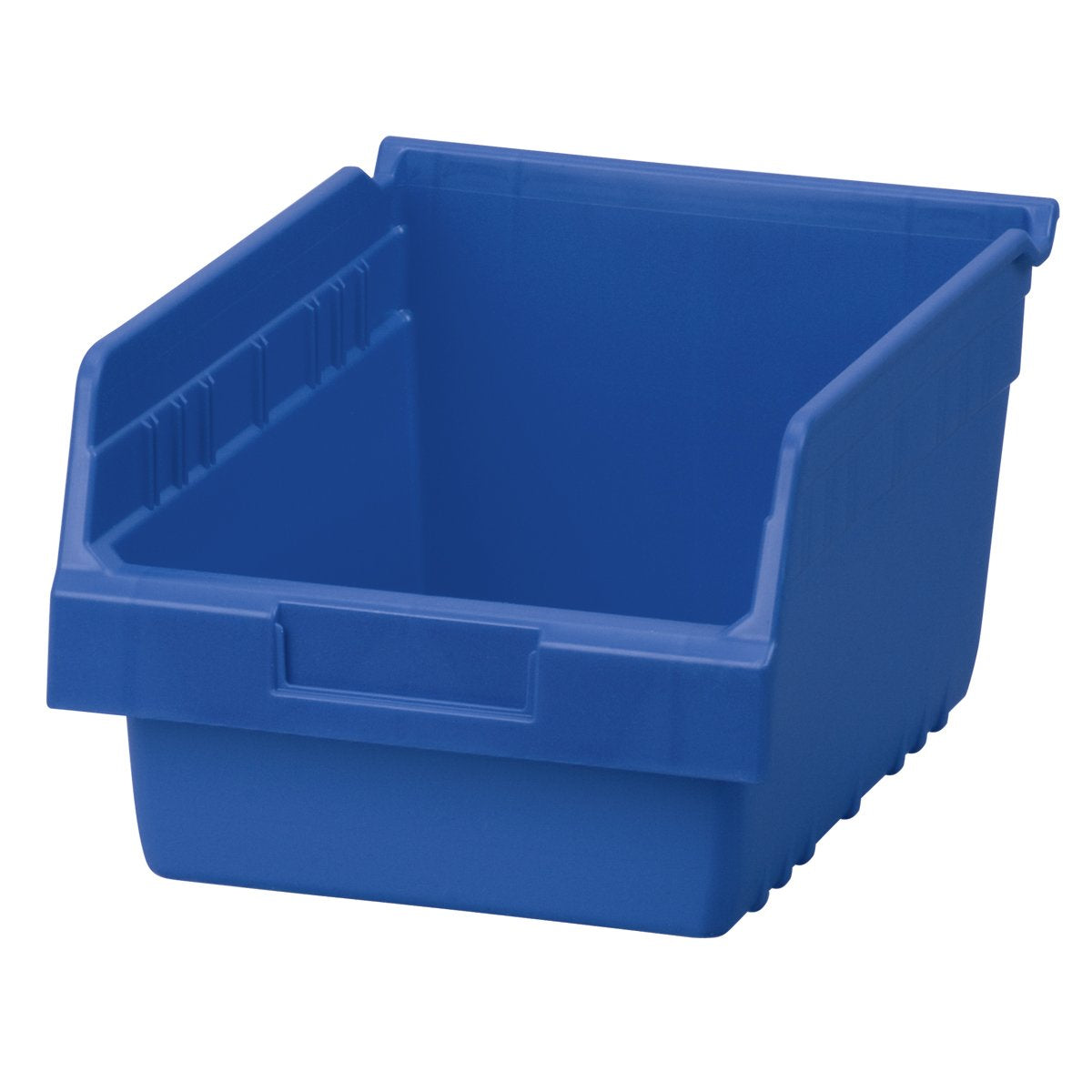 Akro-Mils 30080 Plastic Nesting Shelfmax Storage Bin Box, (12-Inch X 8-Inch X 6-Inch), Blue, (8-Pack)