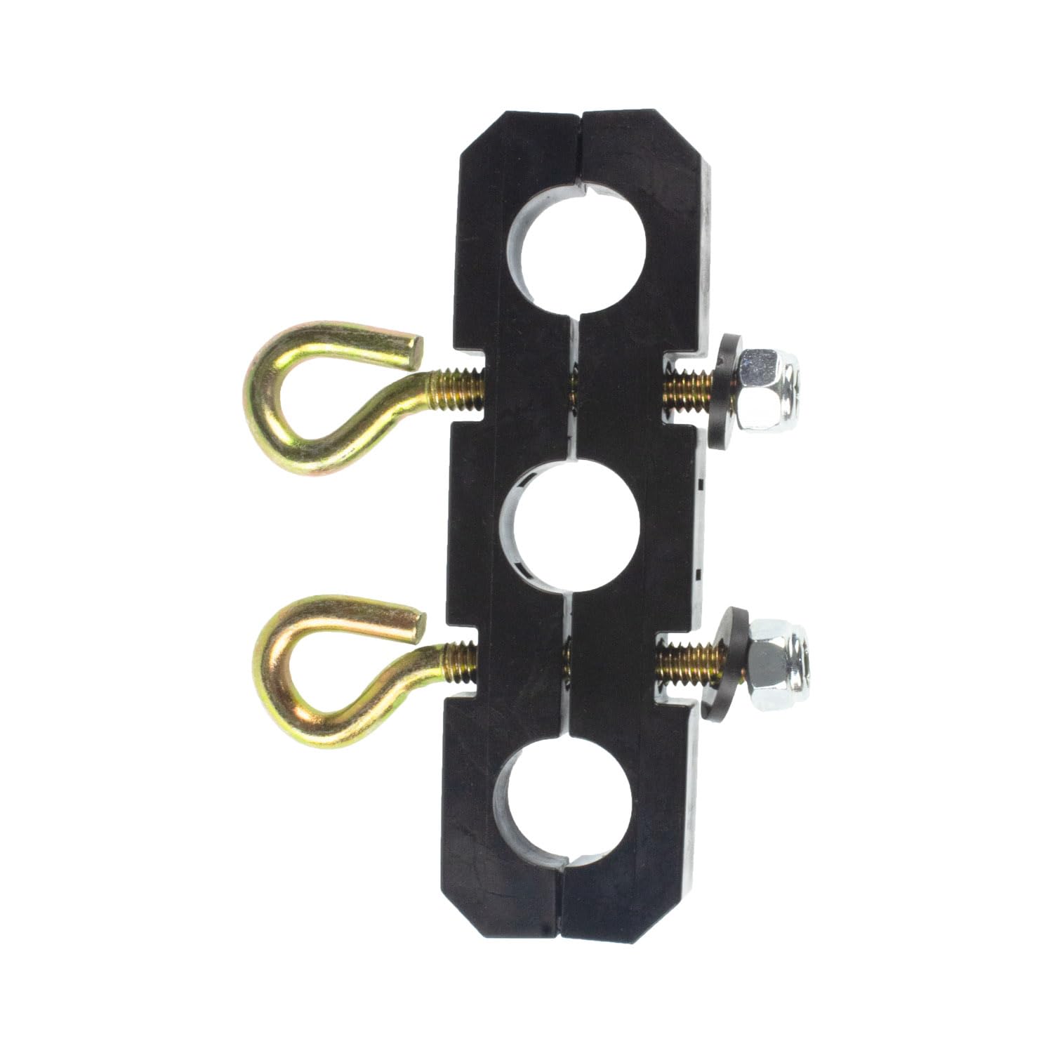 Air Brake Line Hose Clamp 3 Hole - Rubber