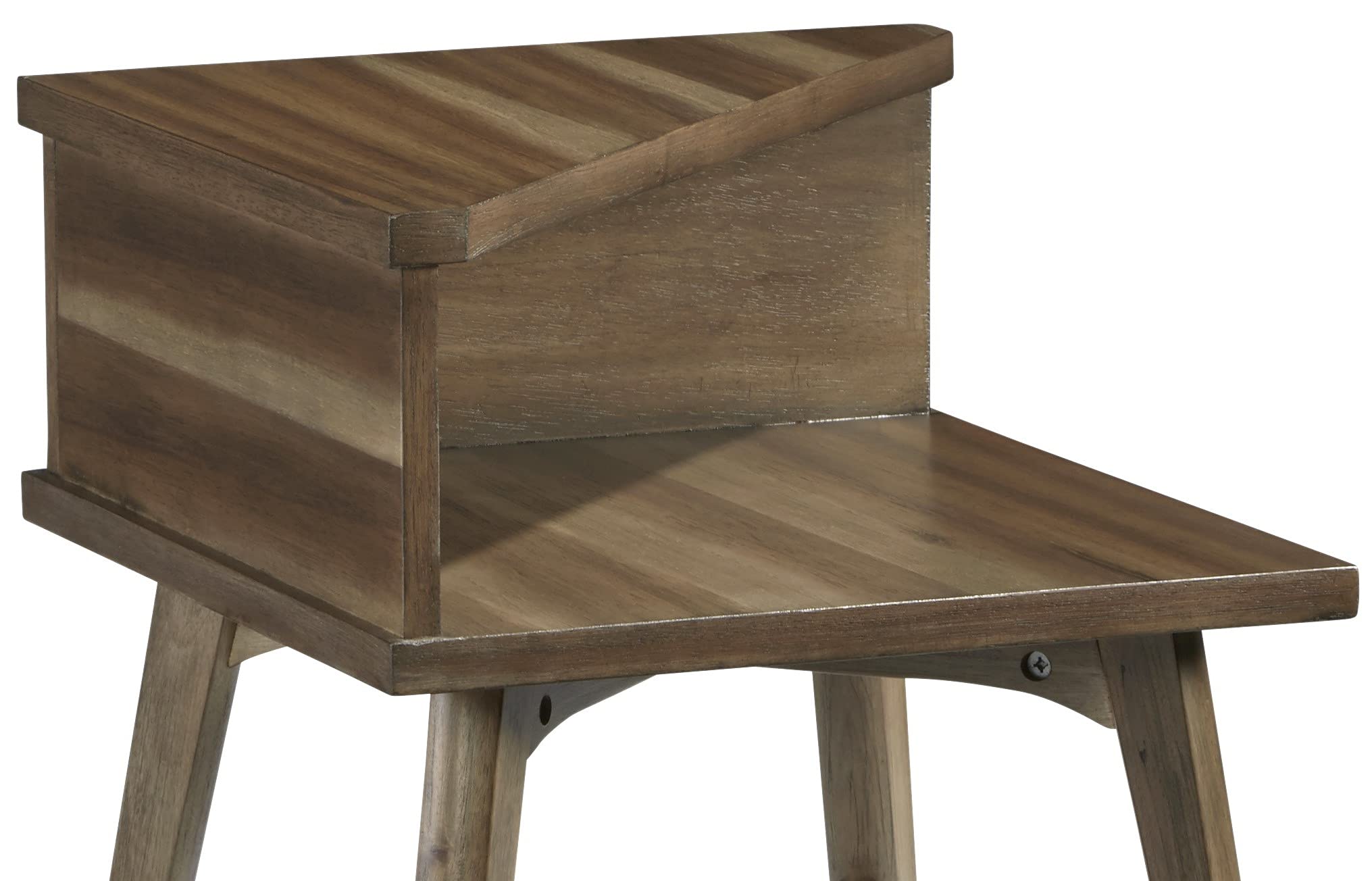 Progressive Furniture Bungalow Chairside Table, Brown/Caramel