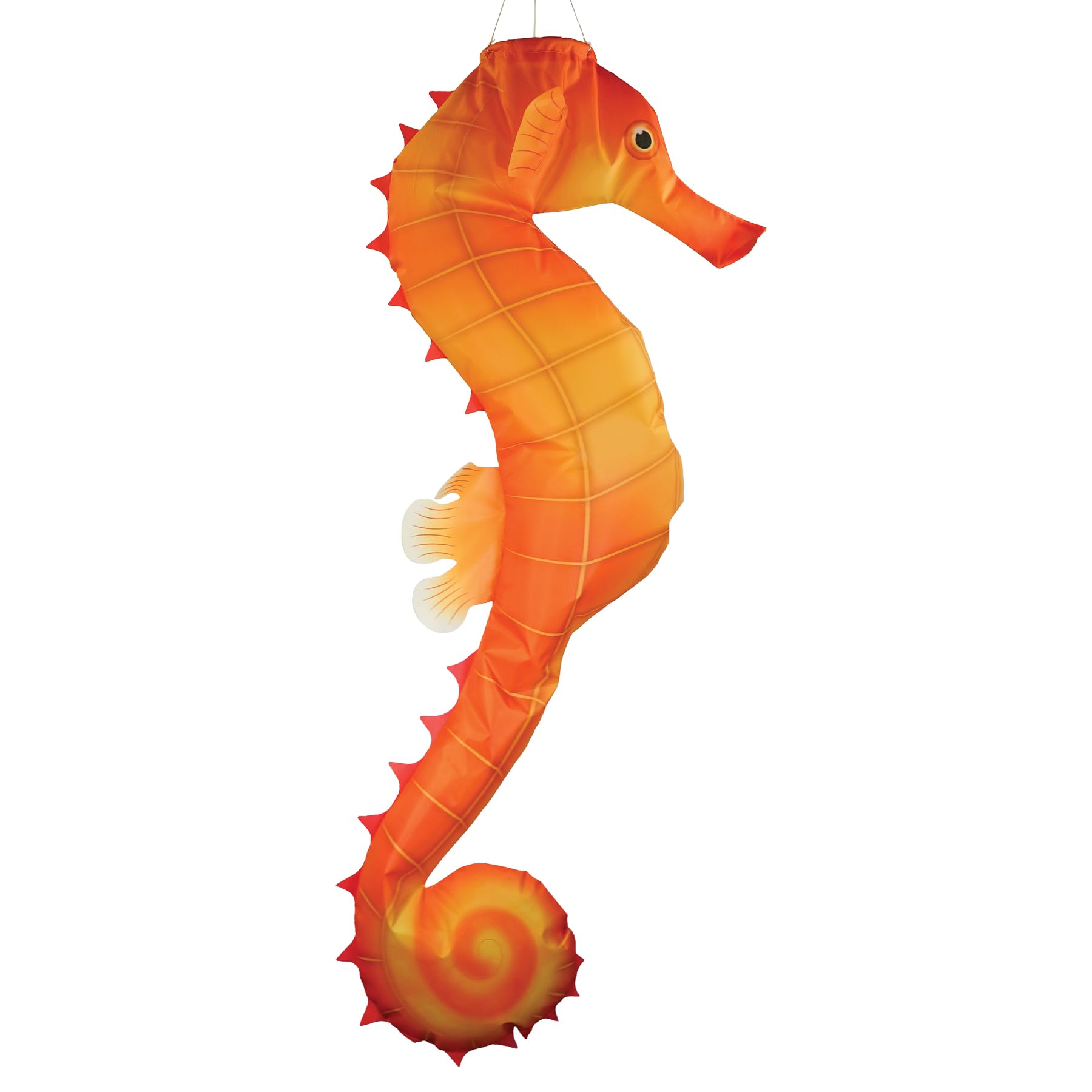 In The Breeze 5207 - 40-Inch Seahorse 3D Windsock - Realistic Sea Life Windsock For Homes, Gardens, Classrooms With Brightly Pri