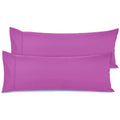 Nestl Body Pillow Cover  Soft Body Pillow Pillowcase  Lightweight Orchid Purple Pillowcase  Microfiber Body Pillow Case Cover