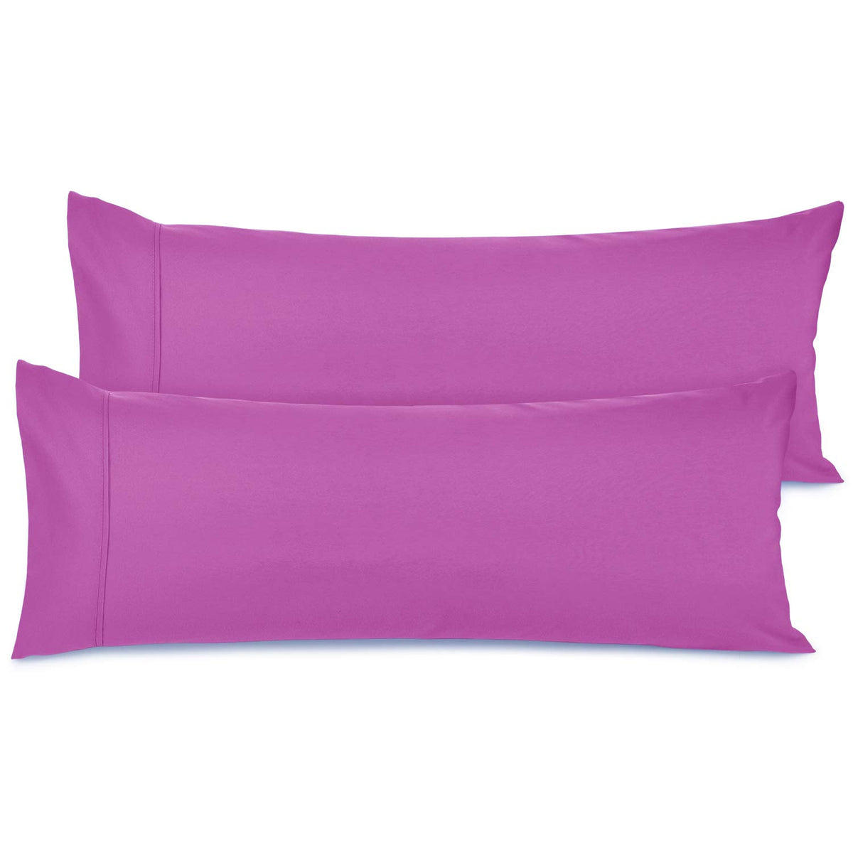 Nestl Body Pillow Cover  Soft Body Pillow Pillowcase  Lightweight Orchid Purple Pillowcase  Microfiber Body Pillow Case Cover