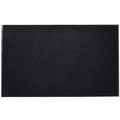 Black PVC Door Mat 35" x 24"