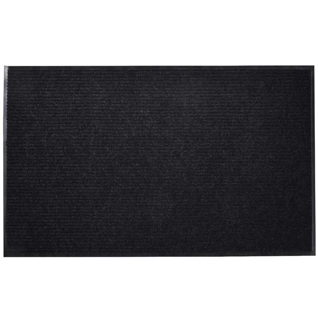 Black PVC Door Mat 35&quot; x 24&quot;