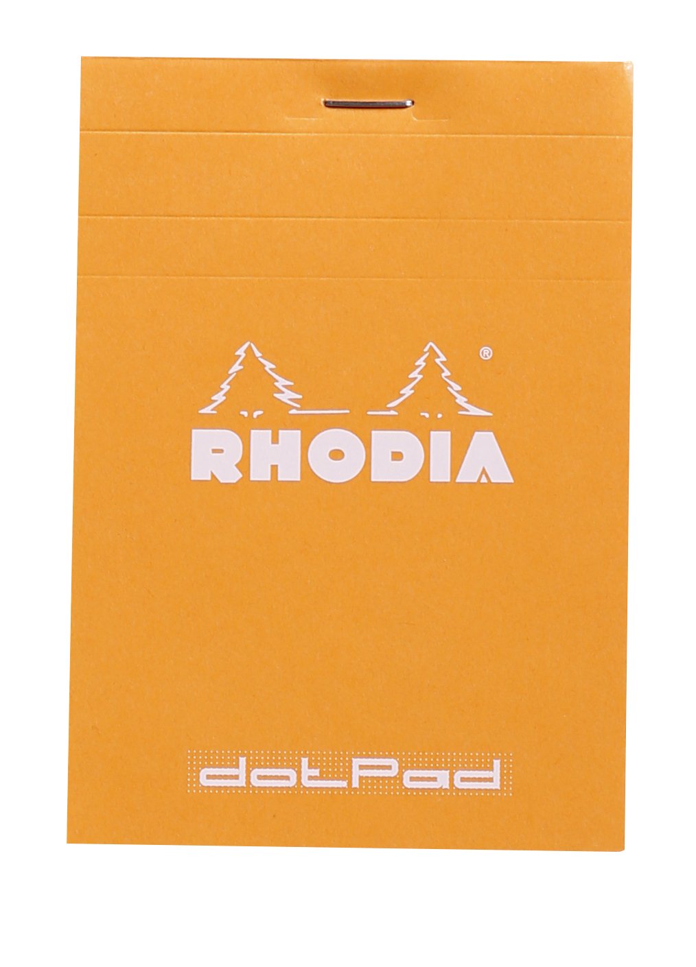 Rhodia Head Stapled Pad, No12 A7+, Dot - Orange