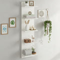 Furneaser Sampller Wall Shelves For Living Room, Hanging Decoration & Corner Display Shelf, Modern & Stylish Bookcase Bookshelf 