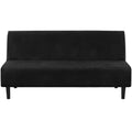 H.VERSAILTEX Velvet Futon Cover Armless Sofa Covers Sofa Bed Covers Stretch Futon Couch Cover Sofa Slipcover Furniture Protector