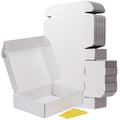 Rlavbl 12X9X3 Shipping Boxes Set Of 20, White Corrugated Cardboard Box For Packing, Mailing, Business