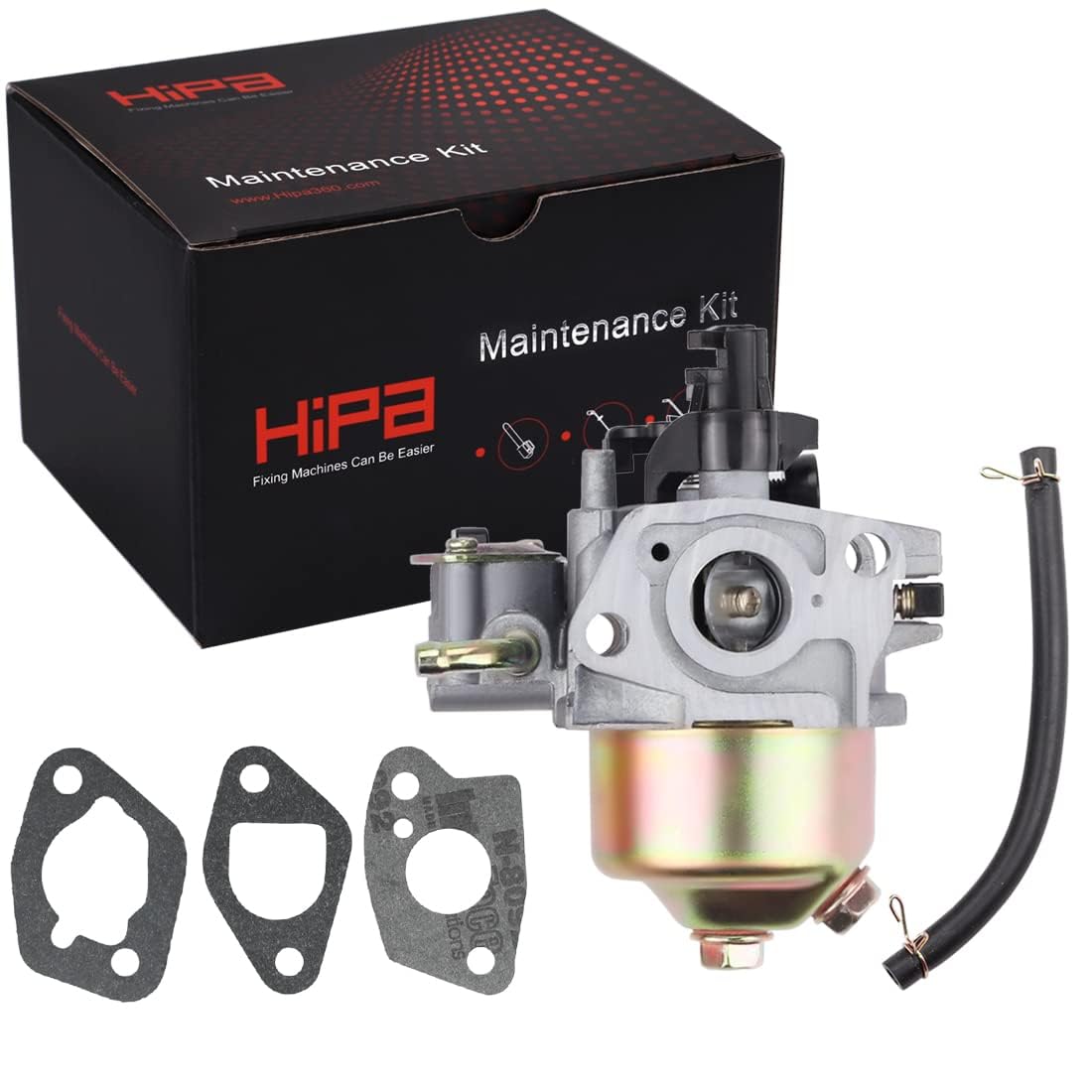 Hipa Hr215 Gxv140 Carburetor With Gasket For Honda Hr194 Hr195 Hr214 Hra214 Hr215 Hr216 Hra216 Hrc216 Lawn Mower Gxv140 Gxv160 M