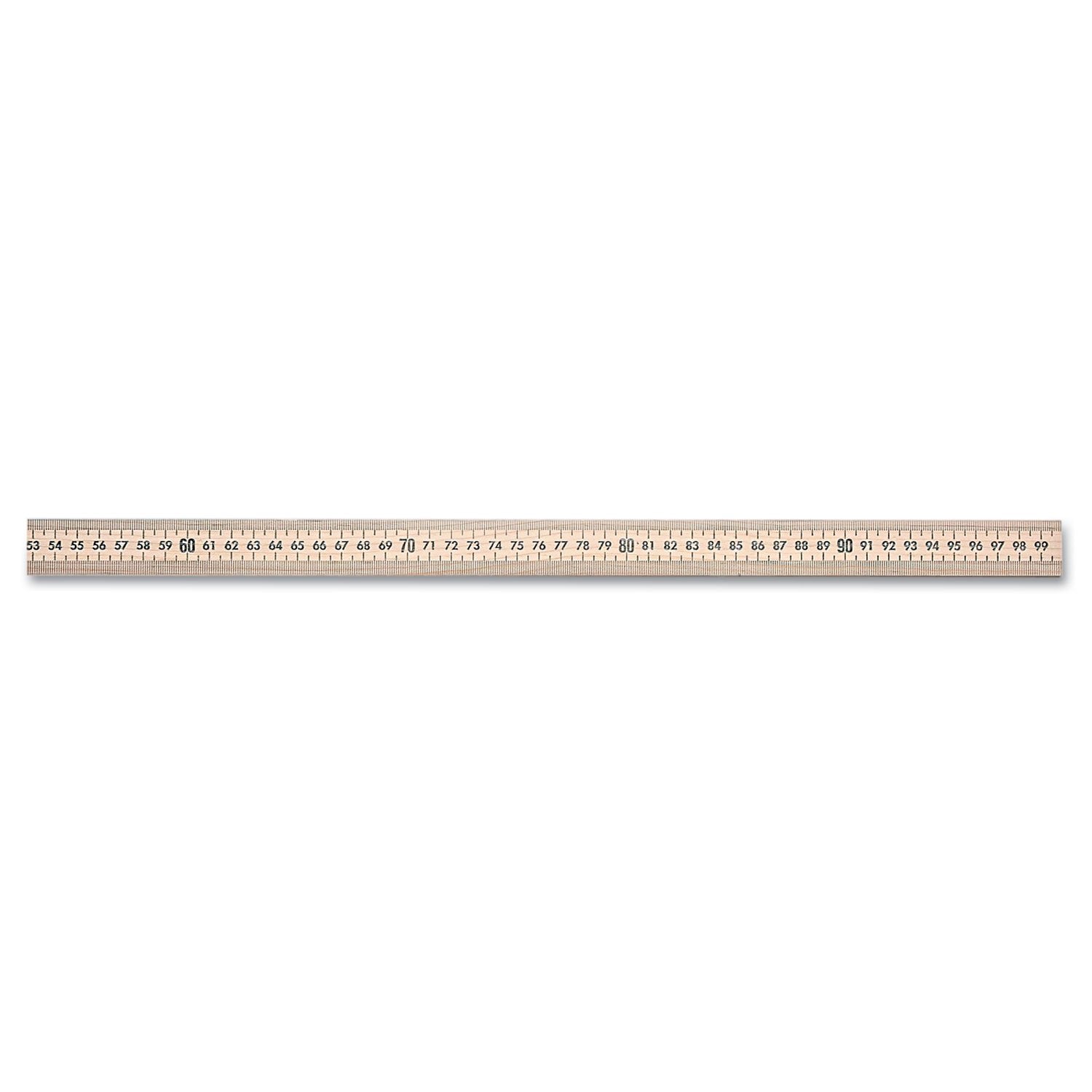 Westcott 10431 Wooden Meter Stick 39 1/2-Inch 12/Box
