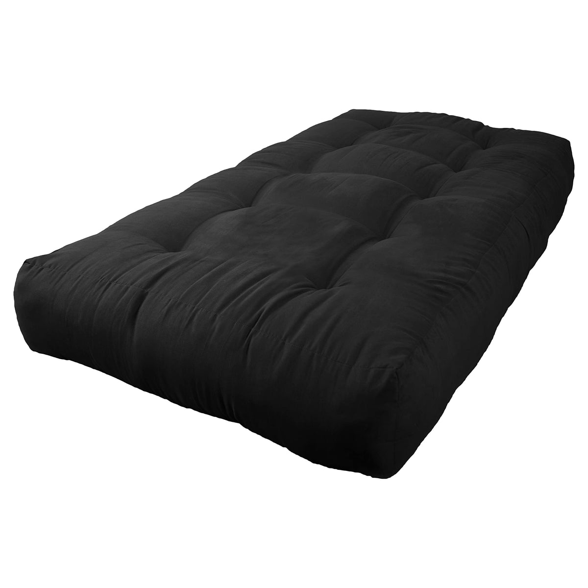 Blazing Needles Vitality 9&quot; Microsuede Futon Mattress, Twin, Black