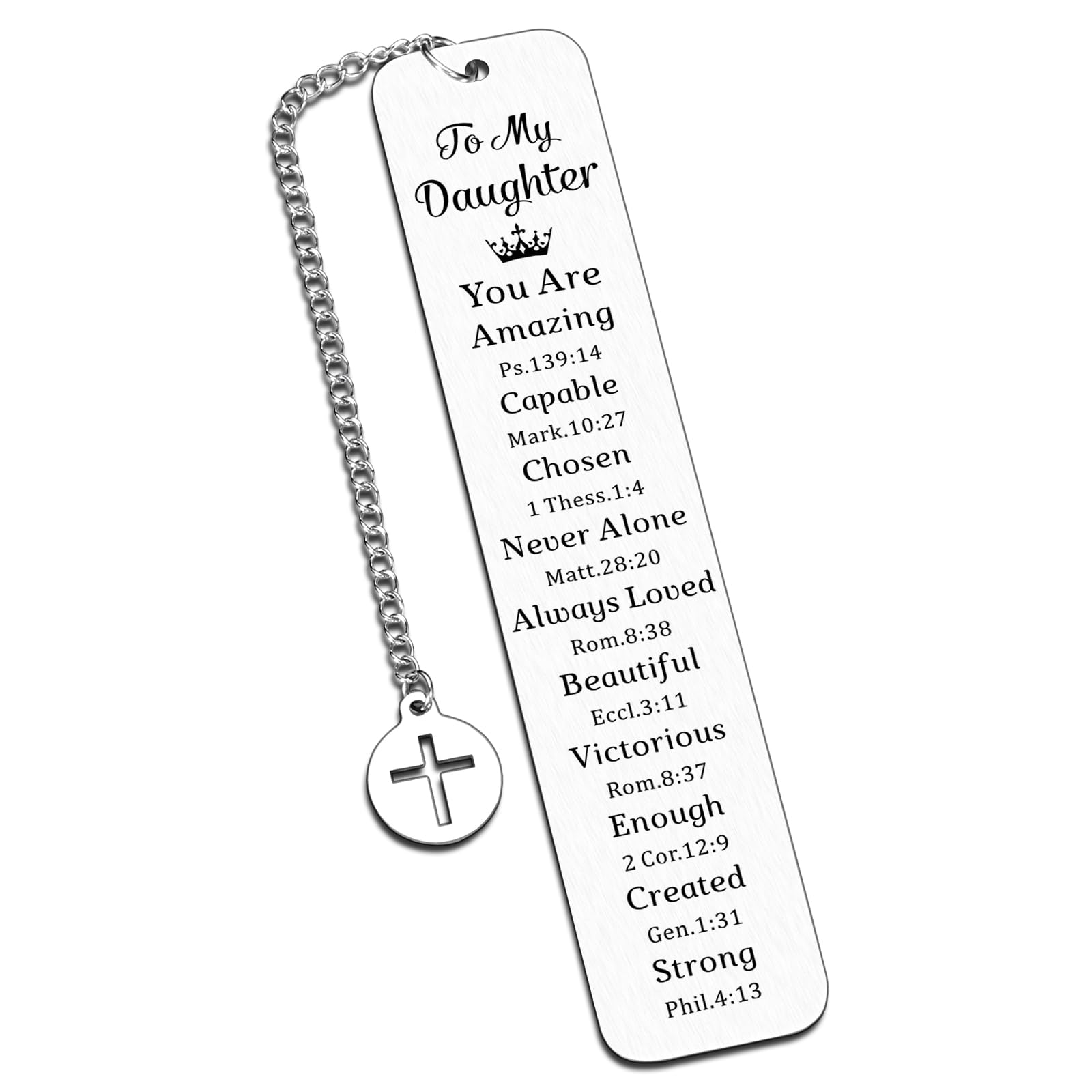 Back To College School Daughter Birthday Gifts From Mom Dad Baptism Gifts For Girls Christian Bookmark 16Th 18Th 21St Birthday G