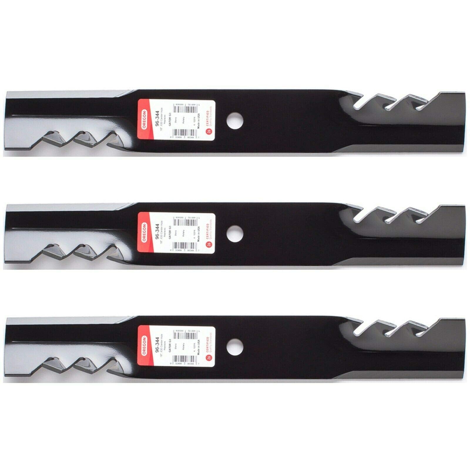 3Pk Oregon 96-344 Gator G3 Blades For 52' Exmark 303495 303527 103-6580 Scag 48108 482961