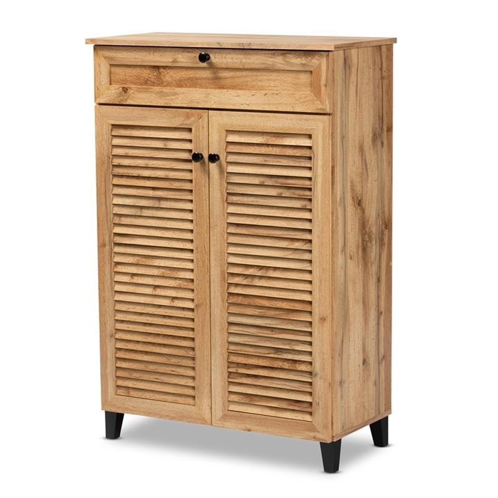 Baxton Studio Coolidge Shoe Storage Cabinet - Thumbnail 2