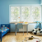Finnez Frosted Window Film Non-Adhesive, Frosting Privacy Film For Glass Windows, Self Static-Cling Decorative Window Cling For