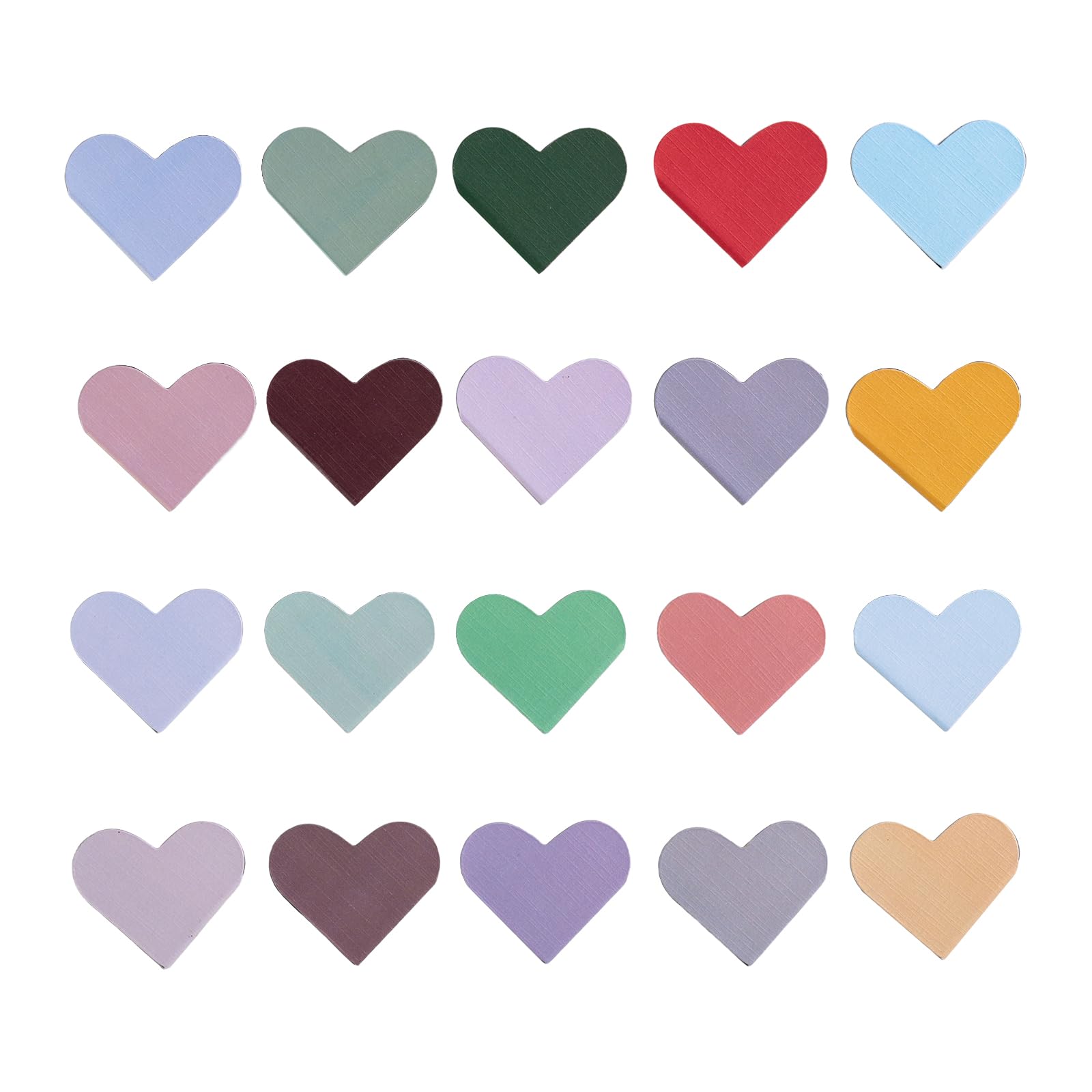 Tuzama 20 Pack Heart-Shaped Magnetic Bookmarks, Perfect For Book Lovers, Children, Women, Men, Teachers, Students, Birthday, Chr