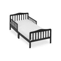 Dream On Me Classic Design Toddler Bed In Black, Greenguard Gold And JPMA Certified, Low To Floor Design, Two Side Safety rails,