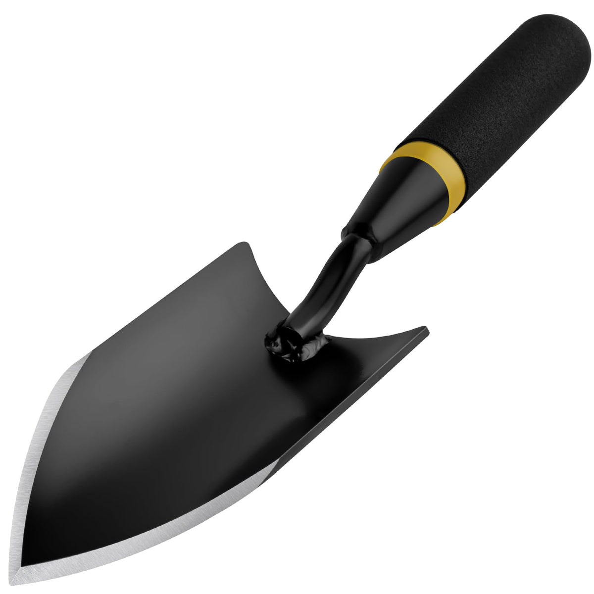 Garden Shovel - Heavy Duty Gardening Hand Trowel, Carbon Steel Garden Trowel With Rubberized Handle, Trowel Garden Tool For Dili