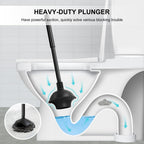 Setsail Toilet Brush And Plunger Set, Toilet Plungers For Bathroom Heavy Duty Toilet Bowl Brush And Holder Hidden Toilet Plunger