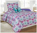 Fancy Linen Girls Comforter Set Unicorn Pink Purple Blue Orange White New # Unicorn Pink (Twin)