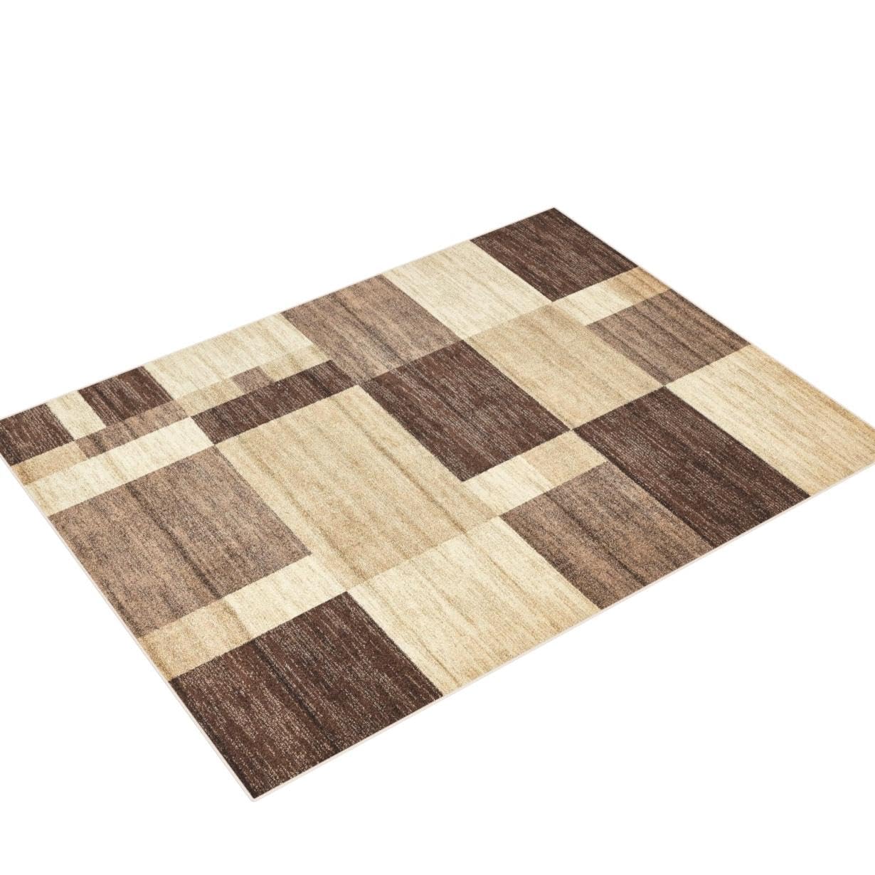 Unique Loom Autumn Collection Area Rug - Providence (9' X 12' 2'' Rectangle, Light Brown/ Beige)