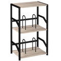 LOAKEKEL Record Player Stand, Turntable Stand with Vinyl Record Storage