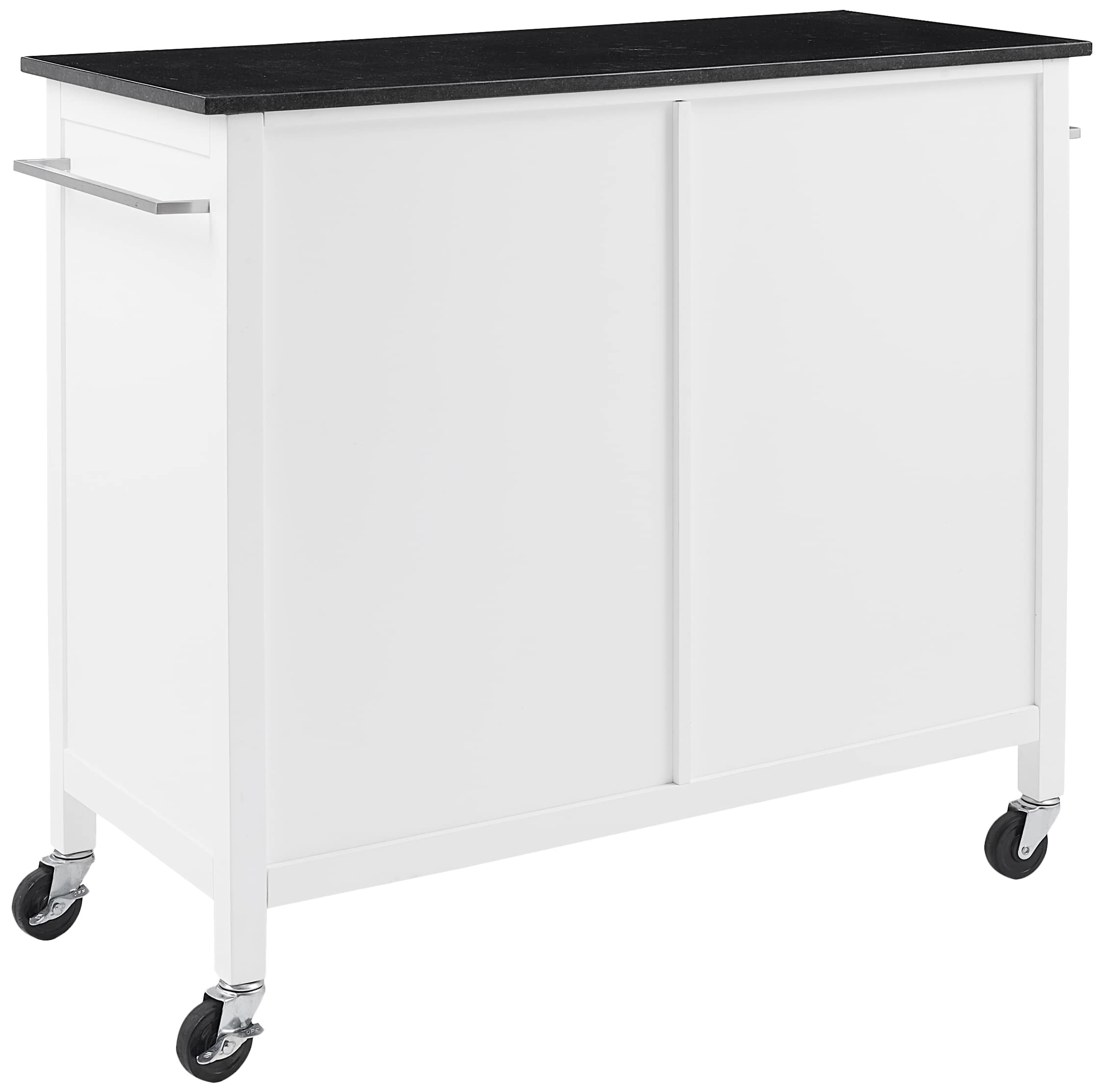 Crosley Furniture Cambridge Granite Top Rolling Kitchen Island - Thumbnail 5