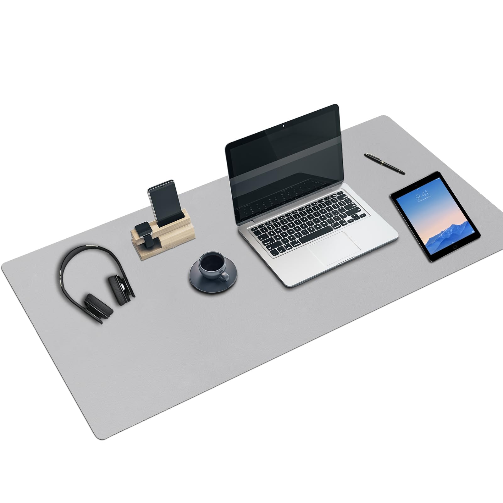 Boutilon Leather Desk Pad,47'X 24'Xxx Large Business Desk Pad,Waterproof Student Study Desk Mat Protector Writing Pad For Keyb