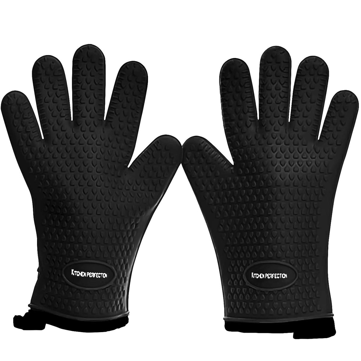 Kitchen Perfection S Silicone Smoker Oven Gloves -Extreme Heat Resistant Bbq Gloves -Handle Hot Food Right On Your Grill Fryer P
