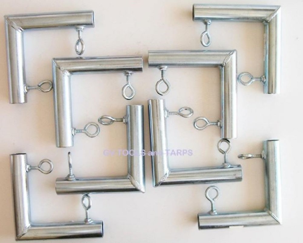 8Pc 3/4' 2 Way L Corner Canopy Fitting (Fla) - Fits 3/4' Emt Pipe That Has An Outer Diameter Of 15/16'