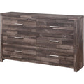 Acme Juniper Modern Composite Wood 6-Drawer Bedroom Dresser in Dark Cherry